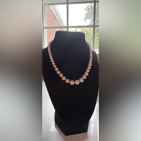 Tiffany & Co. Jewelry - Tiffany & Co. Sterling Silver Graduated Bead Necklace